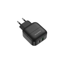 Зарядний пристрій BOROFONE BA46A Premium 1xUSB-C PD + 1xUSB QC3.0 18W Black (6931474727336)