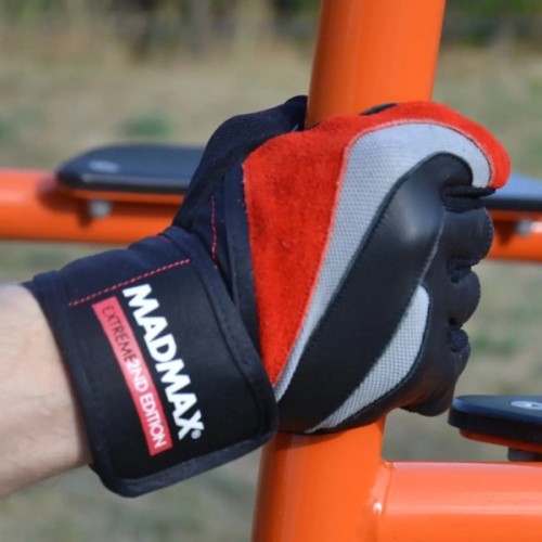 Рукавички для фітнесу MadMax MFG-568 Extreme 2nd edition Black/Red XXL (MFG-568_XXL)