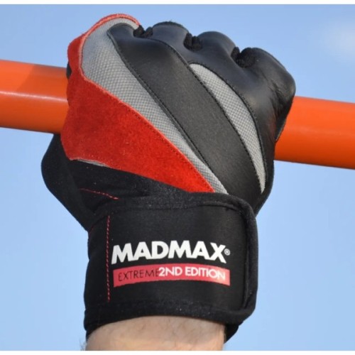 Рукавички для фітнесу MadMax MFG-568 Extreme 2nd edition Black/Red XXL (MFG-568_XXL)