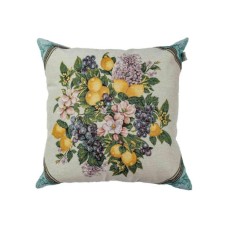 Подушка Прованс гобеленова декоративна Verna Фрукти в ромбі 45х45 см (030039)