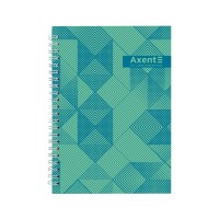 Блокнот Axent на спіралі А5 96 аркушів, клітинка, тверда обкладинка №34 (8032-34-A)
