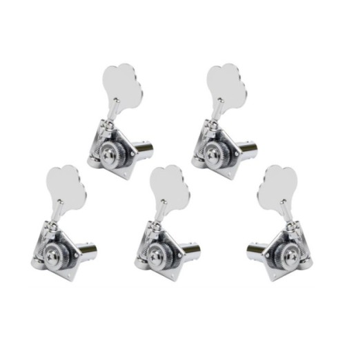 Кілки для гітари Graph Tech PRB-5411-C0 Bass Ratio 4 + 1 Open Back Chrome (235531)