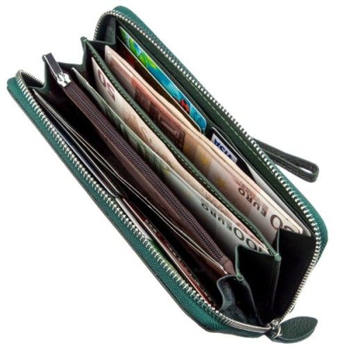 Гаманець ST Leather Зелений (18936)