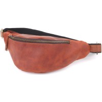 Сумка Shvigel З натуральної шкіри Руда (23140)