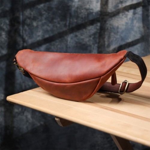 Сумка Shvigel З натуральної шкіри Руда (23140)