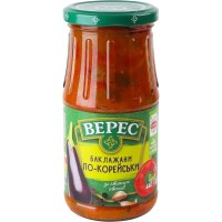 Овочева консервація Верес Баклажани по-корейськи 440 г (4823105409150)