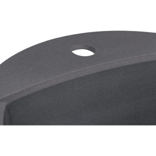 Мийка кухонна GRANADO RONDA grafito з сифоном (470*490mm.) (gr2209)