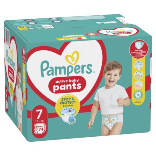 Підгузки Pampers трусики Pants Giant Розмір 7 (17+ кг) 74 шт. (8006540069622)