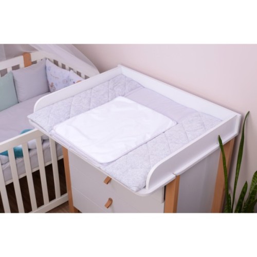 Пеленальний матрацик Верес Velour Grey melange 72х80 см (429.3)