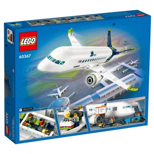 Конструктор LEGO City Пасажирський літак 913 деталей (60367)