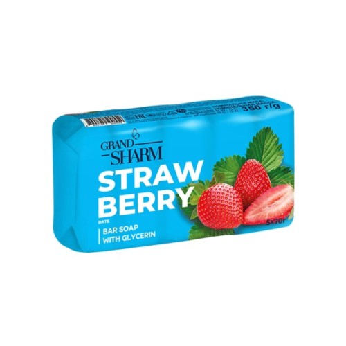 Тверде мило Grand Шарм Полуниця 5 х 70 г (4820195500552)