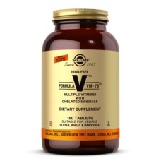 Мультивітамін Solgar Мультивітаміни без заліза, формула VM-75, Iron-Free Formula (SOL-01153)