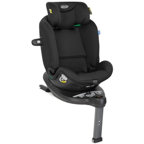 Автокрісло Graco Turn2Me Grow i-Size, 40-125 см (0+/1/2/3), чорне (GC2404AAMDN000)