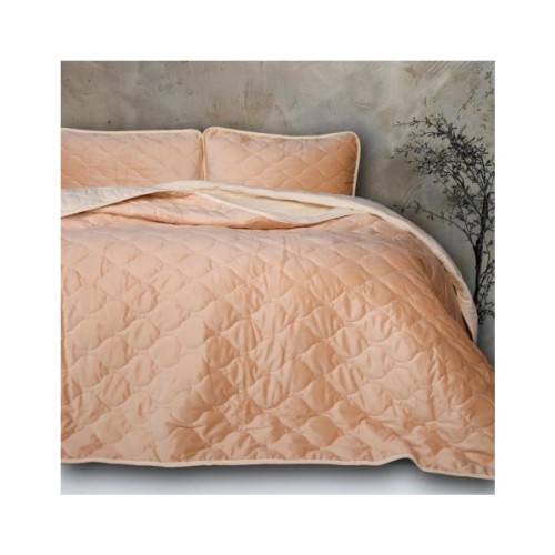 Покривало MirSon №5050 Velor charm Beige 200х220 см (2200008376796)