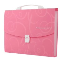 Папка - портфель Buromax A4/35мм, BAROCCO, pink (BM.3719-10)