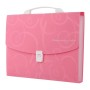 Папка - портфель Buromax A4/35мм, BAROCCO, pink (BM.3719-10)