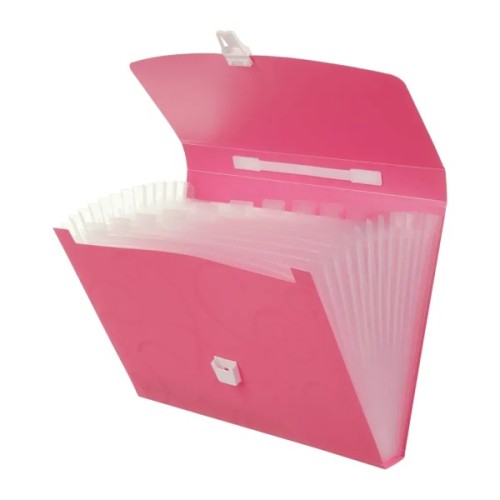 Папка - портфель Buromax A4/35мм, BAROCCO, pink (BM.3719-10)