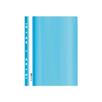 Папка-швидкозшивач Economix А4 з перфорацією, фактура "глянець", пастельна блакитна (E31510-82)