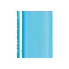 Папка-швидкозшивач Economix А4 з перфорацією, фактура "глянець", пастельна блакитна (E31510-82)