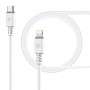Дата кабель USB-C to Lightning 1.2m CB-TL11 white Piko (1283126504037)