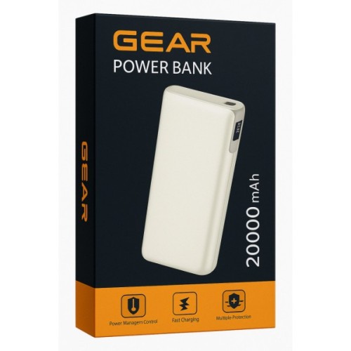 Батарея універсальна GEAR 20000mAh, PD/70W, black (DL203C)