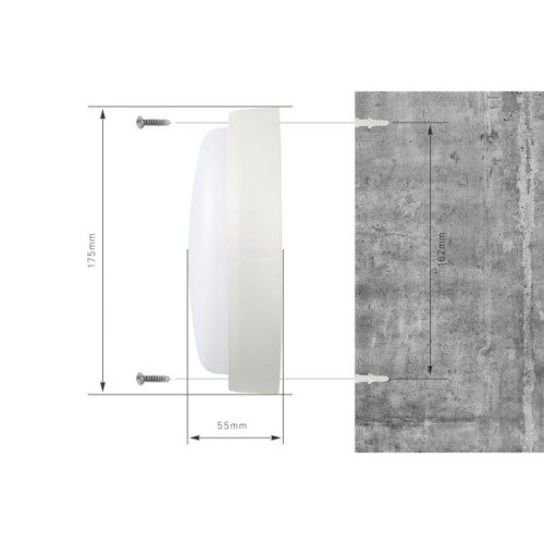 Світильник Delux WC-1 17 Вт 5000K IP54 (90021162)
