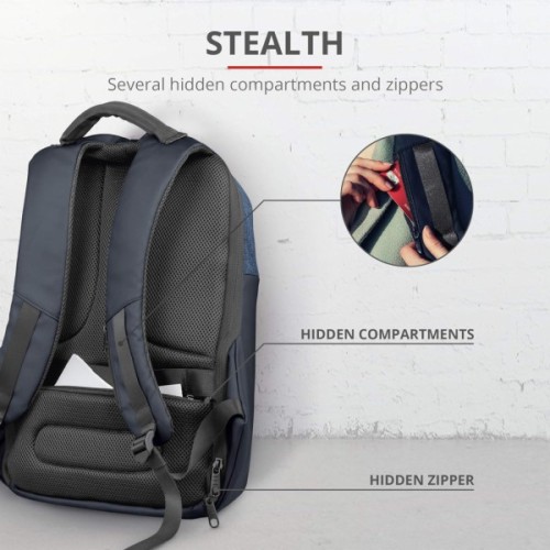Рюкзак для ноутбука Trust 16", Nox Anti-theft Blue (23307)