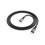 Дата кабель USB-C to Lightning 1.0m PD silicone X86 black HOCO (6931474777898)