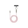 Дата кабель USB-C to USB-C 1.2m 60W pink Ugreen (35510)