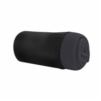 Плед Bergamo флісовий Warm у чохлі 150 х 180 см чорний (202311pl-01)