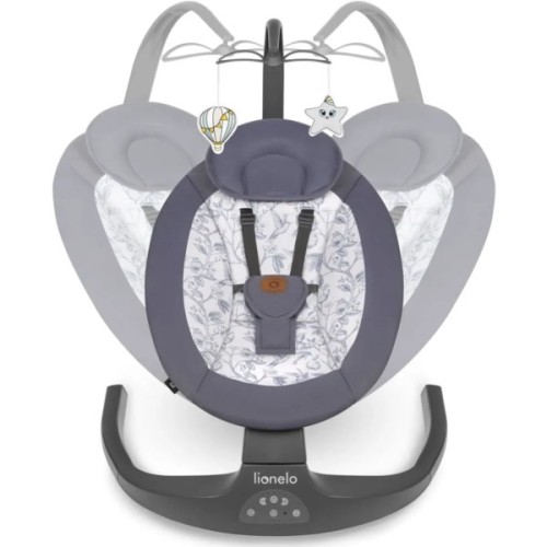 Крісло-гойдалка Lionelo Ralf Grey White (LO-RALF GREY WHITE)