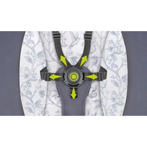 Крісло-гойдалка Lionelo Ralf Grey White (LO-RALF GREY WHITE)