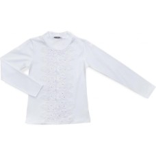 Кофта дитяча Matilda з мереживом (10053-2-158G-white)