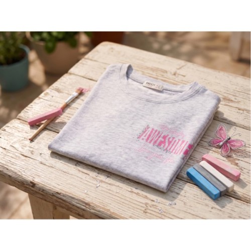 Футболка дитяча Breeze AWESOME (21578-152G-gray)