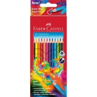 Олівці кольорові Faber-Castell Colour pencils Ergonomics, трифільні, 4 мм, 12 кольорів (116512) (32850)