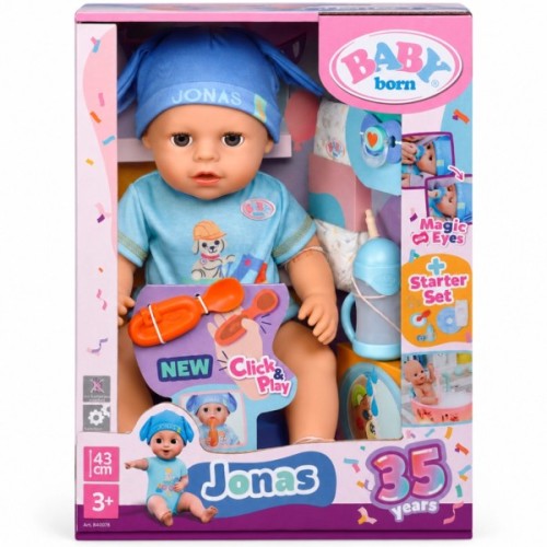 Лялька Baby Born серії Click and Play – Джонас (840078)