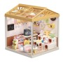 Конструктор Mini House румбокс серії Інтер'єр – Котокафе (світло) (8007)