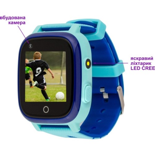 Смарт-годинник Amigo GO005 4G WIFI Kids waterproof Thermometer Blue (747017)