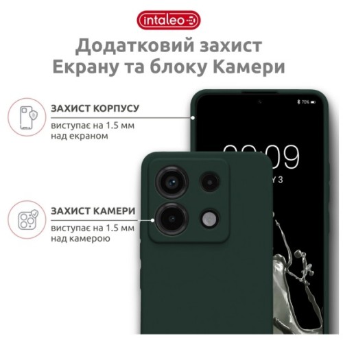 Чохол до мобільного телефона Intaleo SoftShell Xiaomi Redmi Note 13 Pro 4G Dark Green (1283126632495)