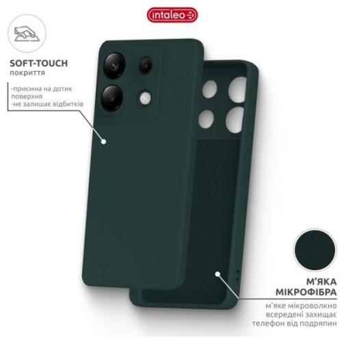 Чохол до мобільного телефона Intaleo SoftShell Xiaomi Redmi Note 13 Pro 4G Dark Green (1283126632495)