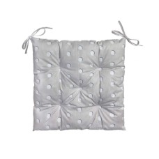 Подушка на стілець Прованс Super 40x40 Сіра (4823093436985)