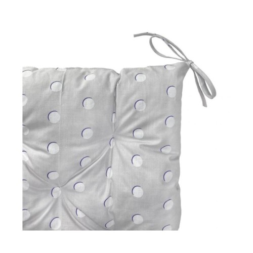 Подушка на стілець Прованс Super 40x40 Сіра (4823093436985)