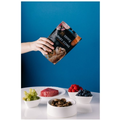 Ласощі для собак Savory Puppy Coins With Turkey 100 г (4820261921090)