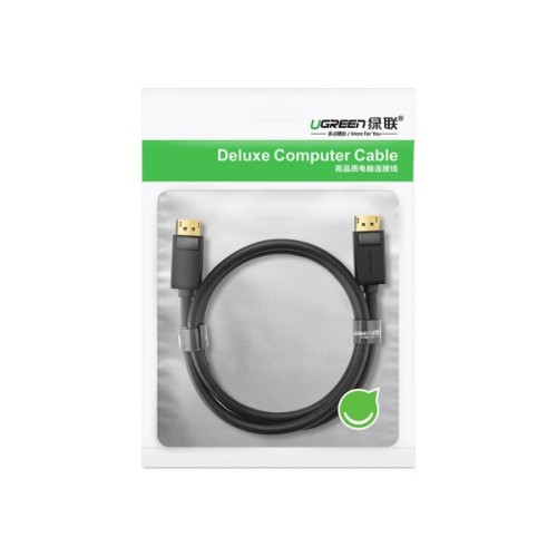 Кабель мультимедійний DisplayPort M to DisplayPort M 1.0m DP102 black Ugreen (10244)