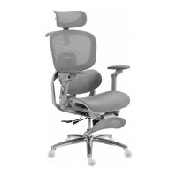 Офісне крісло GT Racer B-816 White/Gray