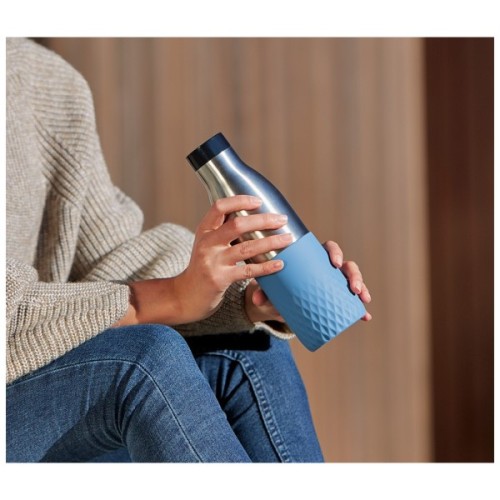 Термос Tefal Bludrop soft touch, 500мл, нержавіюча сталь, блакитний (N3110710)