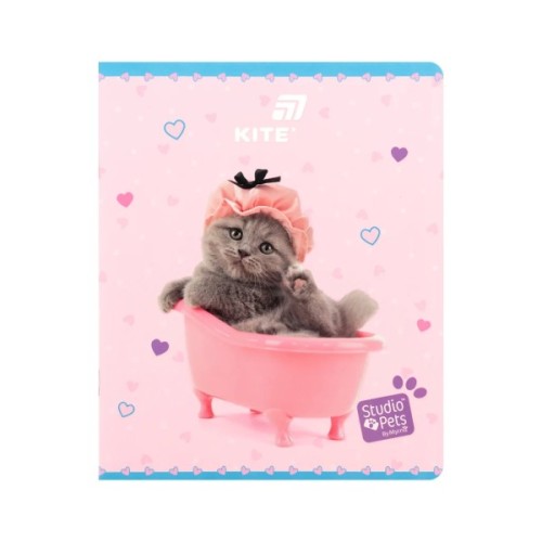 Зошит Kite Studio Pets, 24 аркуша, клітинка (SP26-238)