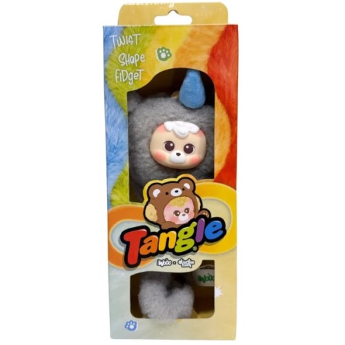 М'яка іграшка Tangle з кільцем diudiu baby Furry Bear Sesame Snow (HWTANGLE02D01-GD06)