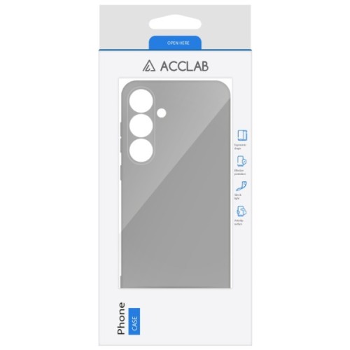 Чохол до мобільного телефона ACCLAB Silicone Case Samsung Galaxy S24 Gray (1283126602054)