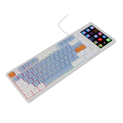 Клавіатура Ajazz AKP815 RGB Red Switch USB UA White/Blue (AKP815-R-WBO)